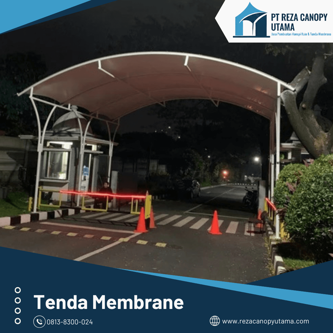 Tenda Membrane Gerbang Masuk Keluar